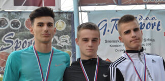 Nišlija Aleksa Nikolić vicešampion na školskom državnom takmičenju u atletici Aleksa Nikolić Niš
