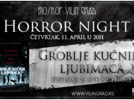 „Groblje kućnih ljubimaca“ – Horror night u bioskopu Vulin grad Horror Night