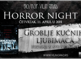 „Groblje kućnih ljubimaca“ – Horror night u bioskopu Vulin grad Horror Night