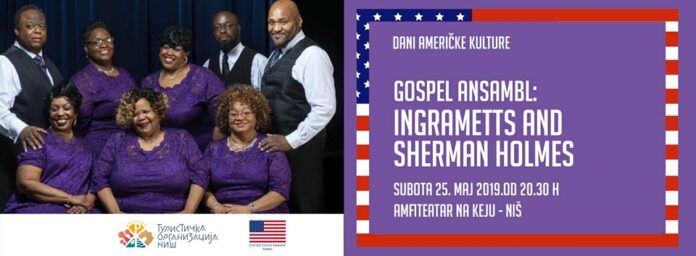 gospel ansambl Ingramettes with Sherman Holmes
