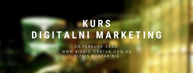 Kurs Digitalni Marketing