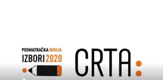 CRTA: Izlaznost na izbore manja u odnosu na 2016. godinu crta