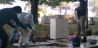 Urbana gerila postavila prvi otvoreni WC u Nišu Urbana gerila