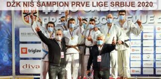 Džudo klub Niš postao šampion Prve lige Srbije posle 30 godina Džudo klub Niš