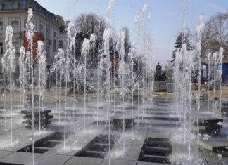 Završena fontana kod Tvrđavskog mosta, dok rekonstrukcija mosta i dalje traje fontana kod tvrđavskog mosta