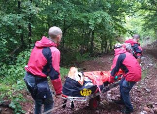 Posle pet sati spasen motociklista na Suvoj planini gorska služba