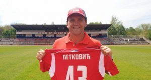 Rambo Petković u poseti Radničkom rambo petković