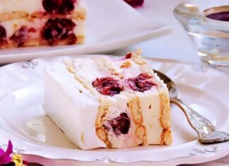 Kremasta torta sa višnjama i belom čokoladom: Brzo i bez pečenja torta sa višnjama