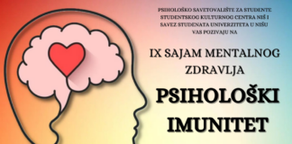 Psihološki imunitet tema Sajma mentalnog zdravlja u Nišu psihološki imunitet