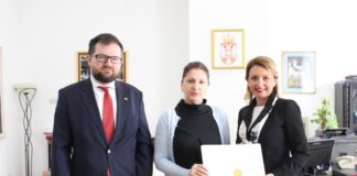 Uručena egzekvatura počasnoj konzulki Poljske u Srbiji Olivera Sinđelić