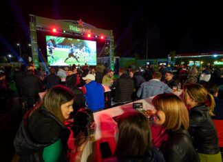 Fudbaleri i fudbalerke Radničkog iz Niša ispratili završnicu UEFA Lige šampiona haineken 1
