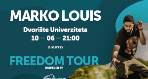 Koncert Marka Louisa u dvorištu Univerziteta Marko
