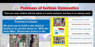 Svetska gimnastičarska federacija: Novi gimnastičarski centar u Nišu SGF: Projekat gimnastičarske dvorane