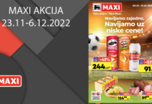 MAXI akcija 23.11-6.12.2022
