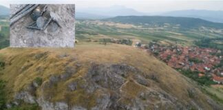 Pronađena ostava bronzanog nakita na Velikoj humskoj čuki Velika humska čuka (foto: Arheološki institut u Beogradu)