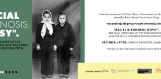 U Galeriji Sinagoga otvara se izložba izložba „Racial diagnosis: Gypsy“