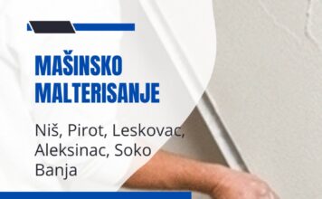 Mašinsko malterisanje „MD Inside“ Mašinsko malterisanje