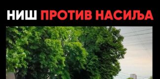 Vreme je da se čuje glas Nišlija! Srbija protiv nasilja