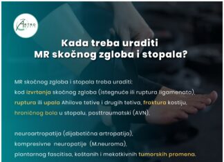 Kada treba uraditi MR kolena, lakta, šake ili skočnog zgloba?