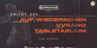 Ponovo radi Ei Letnji klub. Sezonu otvaraju Auf Wiedersehen, vVrano i Tabletarijum
