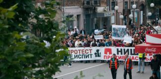 Problemi u obrazovanju i Direkcija za javni gradski prevoz -tema protesta „Niš protiv nasilja“