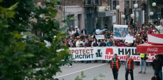 Protest „Niš protiv nasilja“ u petak 18. avgusta u 19 sati
