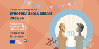 Evropska škola debate imaće polaznike i u Nišu. Rok za prijavu na konkurs do 15. oktobra