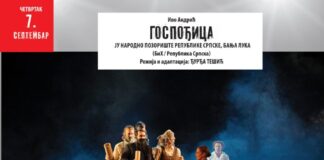 Predstava „Gospođica“ večeras na repertoaru festivala „Teatar na raskršću“