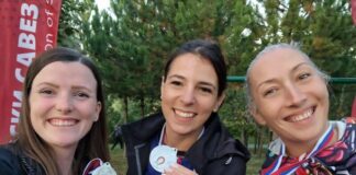 Milica, Milena i Mirjana, ženska ekipa PSK „Mosor“, osvojile drugo mesto u planinarskoj orijentaciji