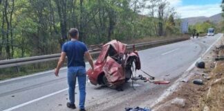 Jedna osoba poginula u sudaru automobila i kamiona u Sićevu