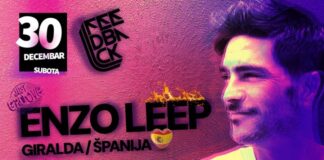 Španski DJ Enzo Leep u klubu „Feedback“ u subotu 30. decembra.