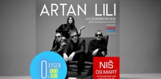 Artan Lili nastupa u Nišu u Klubu O2 u subotu 9. marta