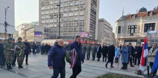 Na Dan oslobođenja Niša od Turaka položeni venci na Spomenik oslobodiocima