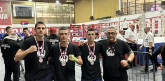 Dva zlata i bronza za niške kik-boksere iz kluba „Gard 018“ na državnom prvenstvu u Novom Sadu