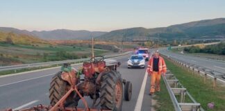 Pijan vozio traktor u kontrasmeru na auto-putu Niš – Dimitrovgrad