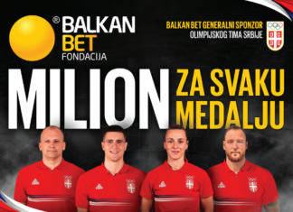 „Srce Srbije“ – Fondacija Balkan Bet donira milion dinara za svaku olimpijsku medalju Fondacija Balkan Bet donira