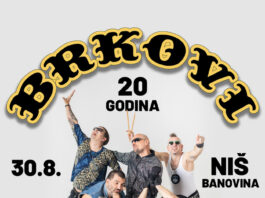 „Brkovi“ u godini jubileja nastupaju u petak u niškoj Banovini