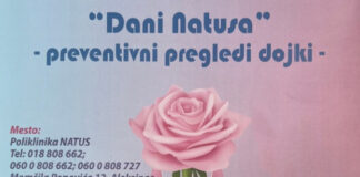 Dani Natusa – preventivni pregledi dojki poliklinika natus aleksinac