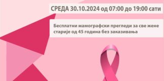 Besplatni mamografski pregledi u niškom Domu zdravlja za sve žene starije od 45 godina besplatni mamografski pregledi dom zdravlja niš
