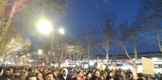 Još jedan veliki protest u Nišu: „Ruke su vam krvave“