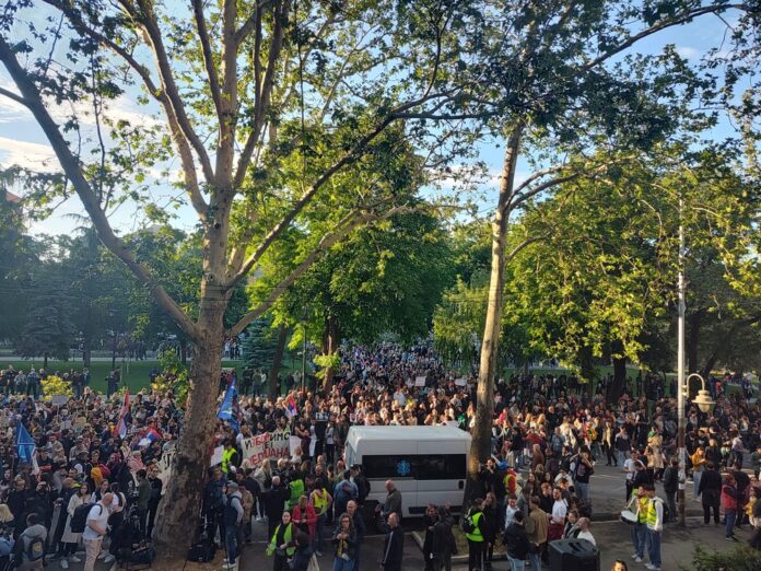 protest trg kralja milana 4