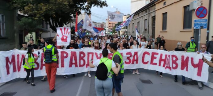 studenti protest