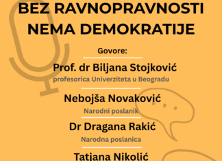 Tribina DS-a u Nišu povodom 8. marta:„Bez ravnopravnosti nema demokratije“