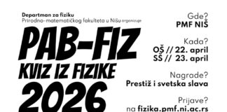 Drugo izdanje niškog „Pab-Fiz“ kviza!