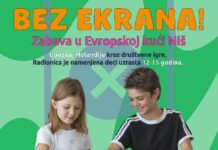 Subota bez ekrana – radionica za mališane u Evropskoj kući Niš