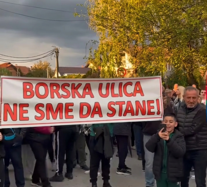 borska ulica protest