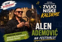 Besplatan koncert Alena Ademovića na Festivalu uličnih svirača Zvuci niške kaldrme
