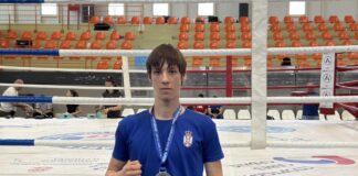 Nišlija Bogdan Mitić osvojio srebrnu medalju na Balkanskom prvenstvu u kik-boksu