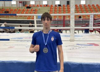 Nišlija Bogdan Mitić osvojio srebrnu medalju na Balkanskom prvenstvu u kik-boksu